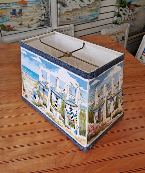 Lighthouse Buckets - Coastal Lamp Shade
