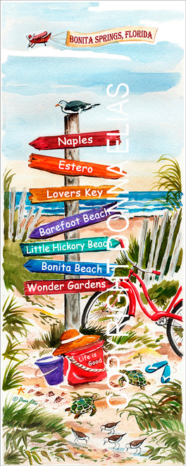 Bonita Springs Signpost copyright Donna Elias