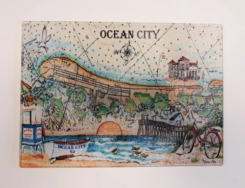 Charting Ocean City, New Jersey copyright Donna Elias