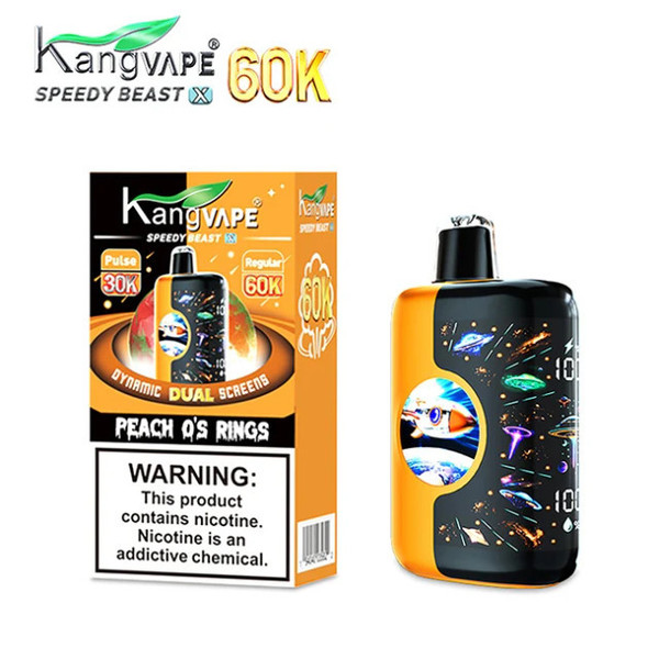 KangVape Speedy Beast X Peach O's Rings 60,000 Puffs
