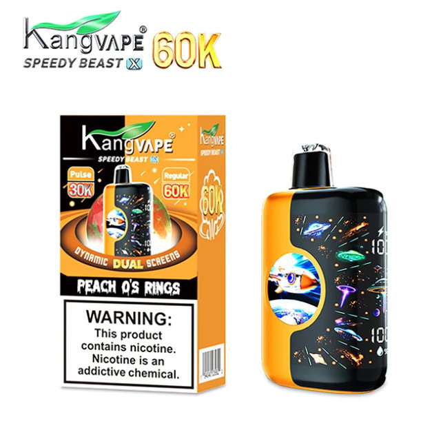 KangVape Speedy Beast X Peach O's Rings 60,000 Puffs