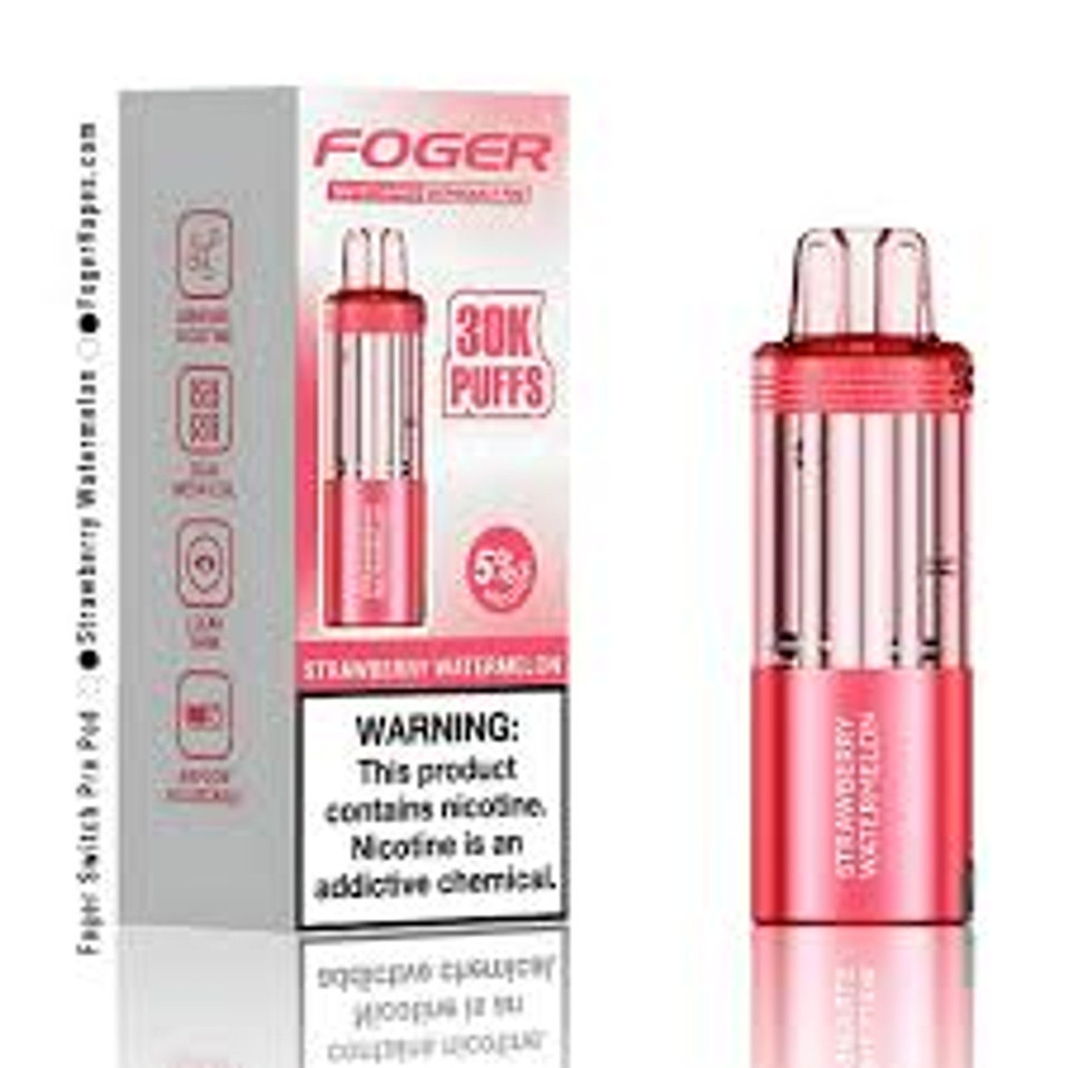 FOGER Switch Pro Kit 30K Puff Strawberry Watermelon Splash flavor vape.