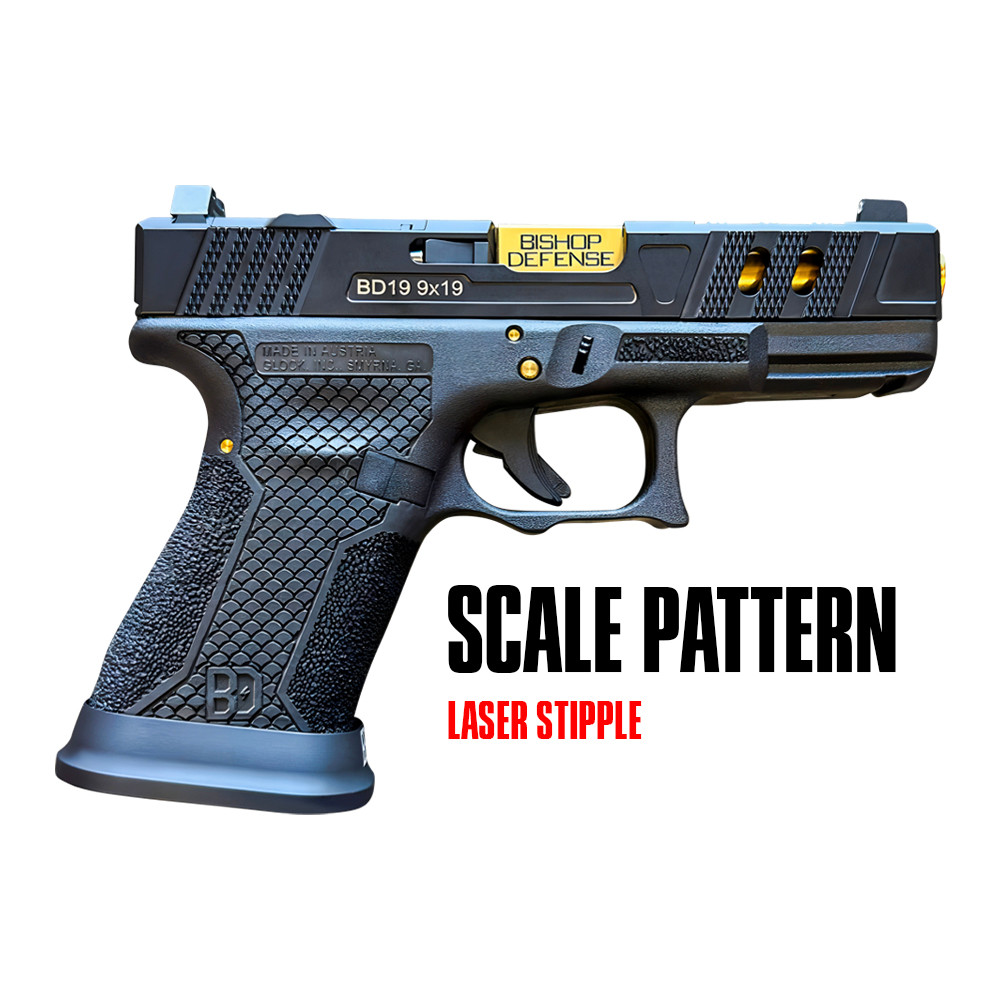 Custom Laser Stipple - Scale Pattern