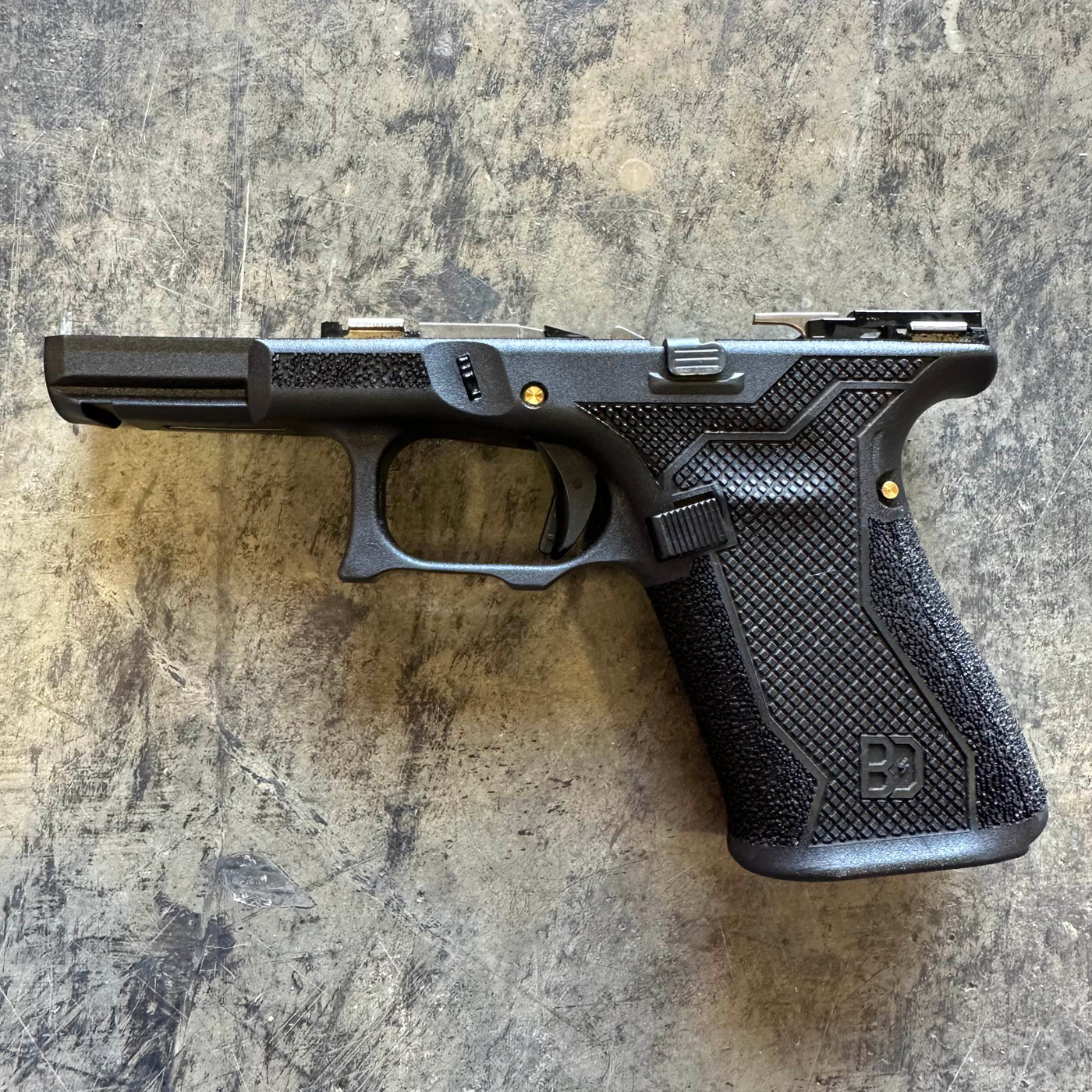 Custom Laser Stipple - Checker Pattern