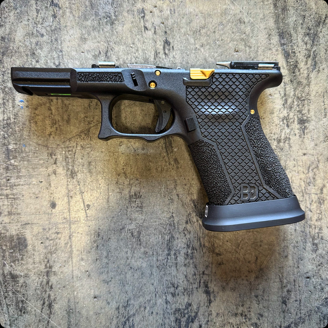 Custom Laser Stipple - Scale Pattern