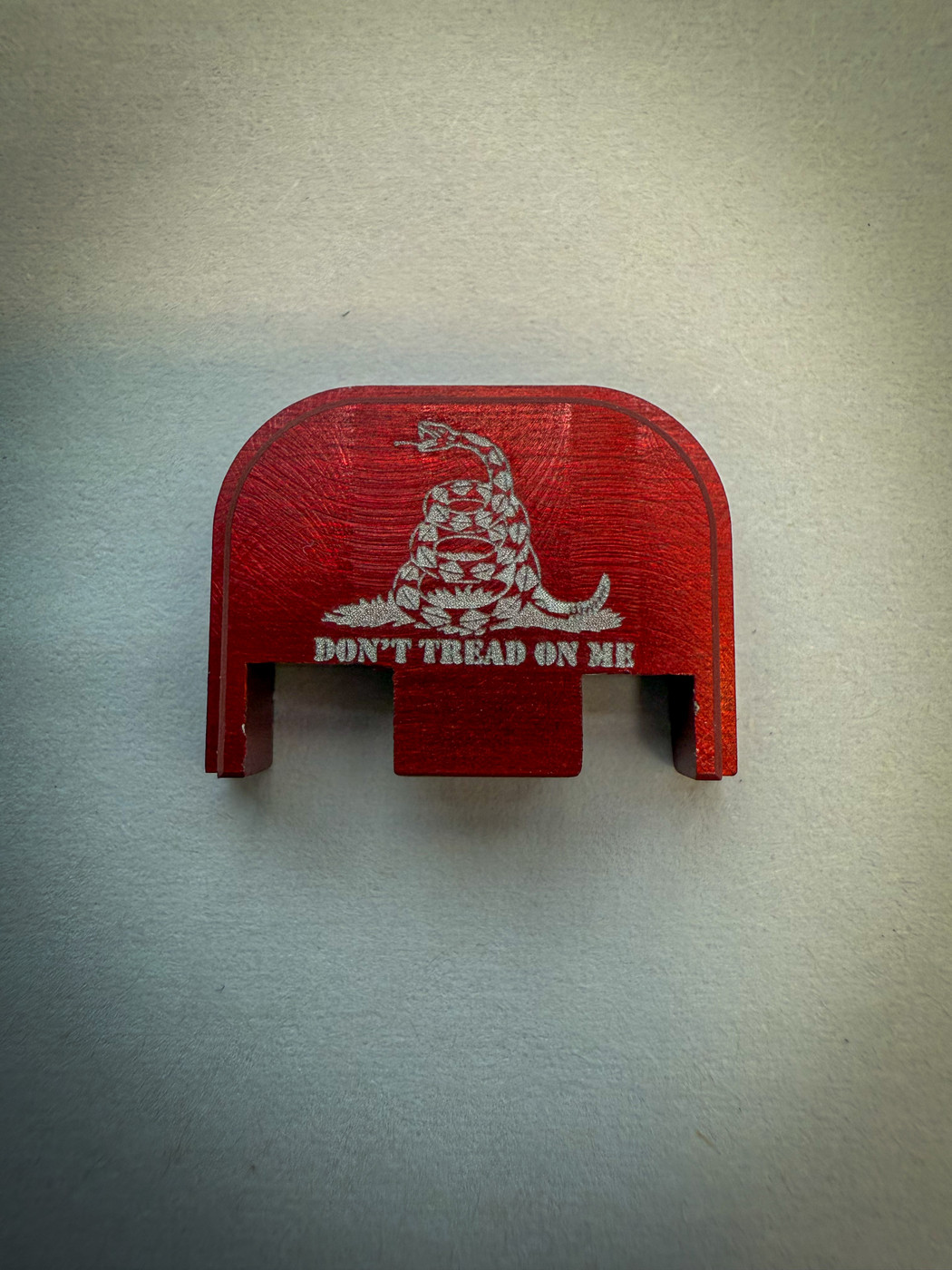 Don't Tread On Me Backplate Red