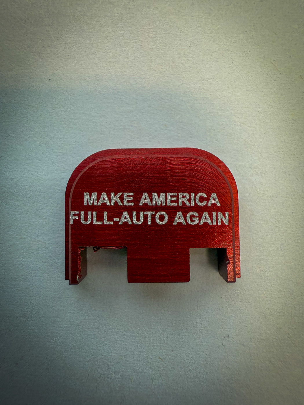 Make America Full-Auto Again Backplate Red