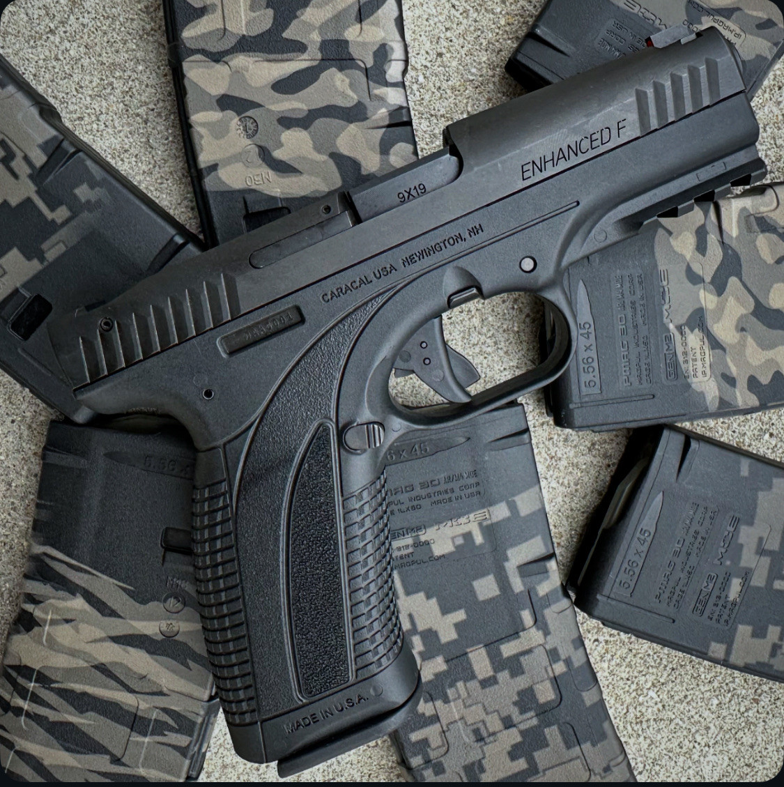 Caracal enhanced F - Serial number DAA001