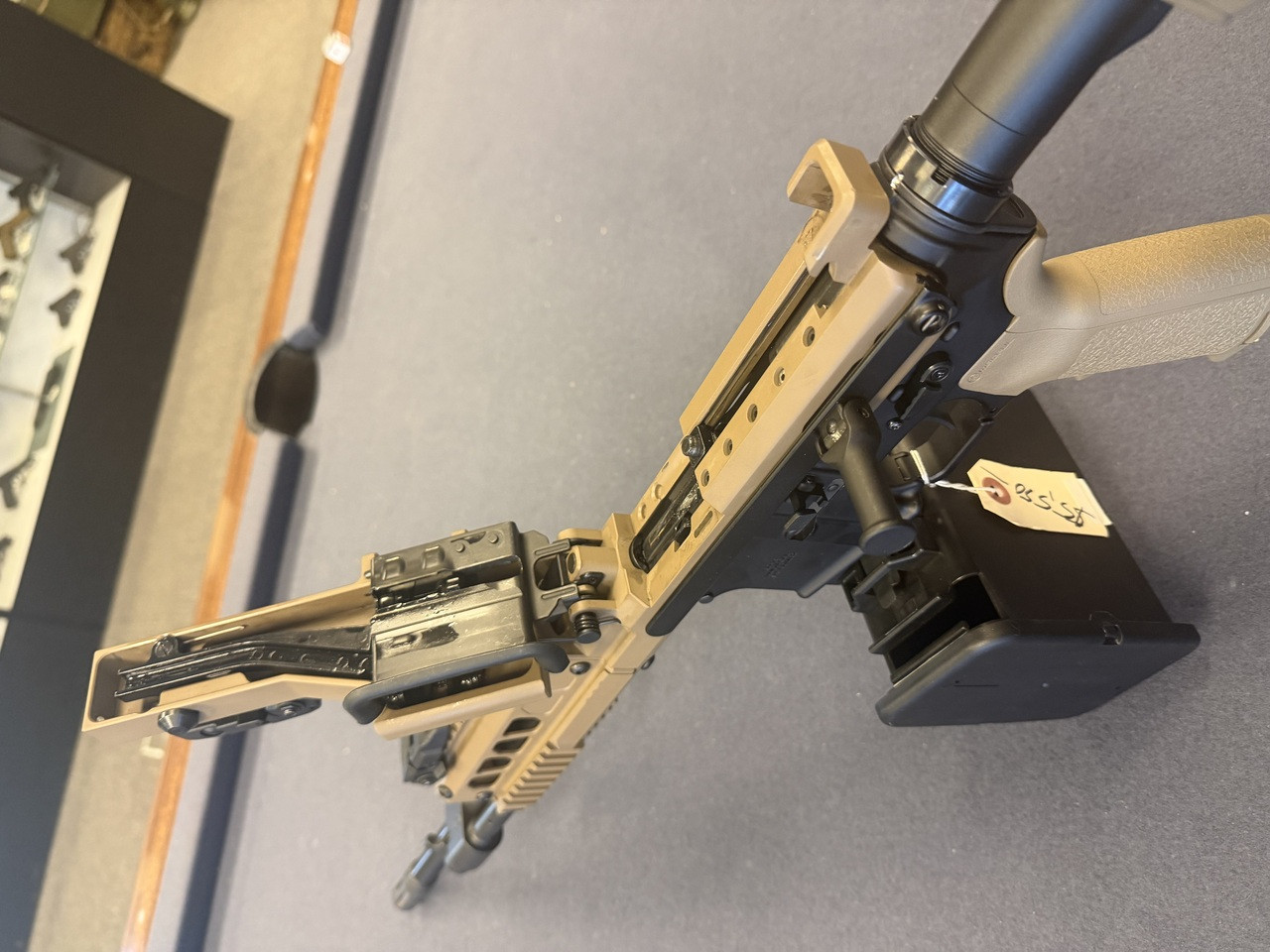 BELT FED UPPER BISHOP DEFENSE AR15 WITH FRT