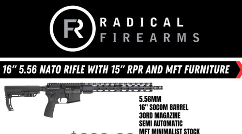 Radical Arms AR15 16" 5.56  