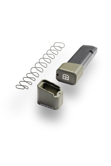 +5 Base Plate Installed on OEM Glock Mag for G19