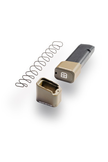 +5 Base Plate Installed on OEM Glock Mag for G19