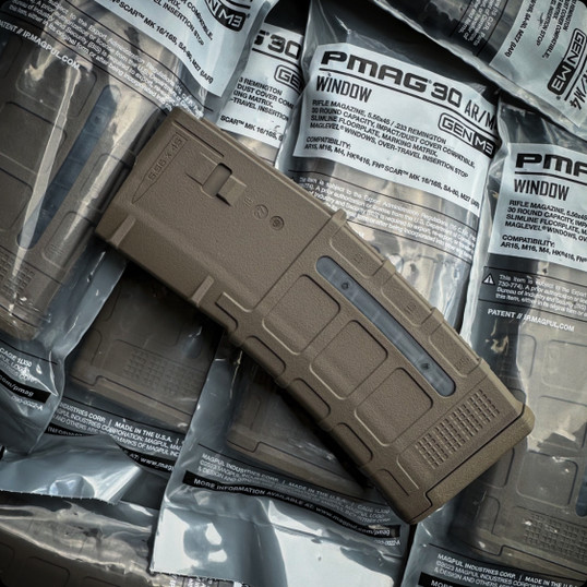 Magpul - Gen3 - FDE with Window- 556 magazine