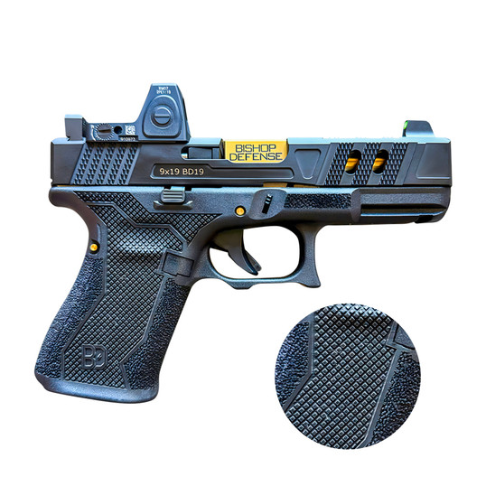 Custom Laser Stipple - Checker Pattern