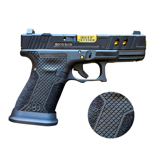 Custom Laser Stipple - Scale Pattern