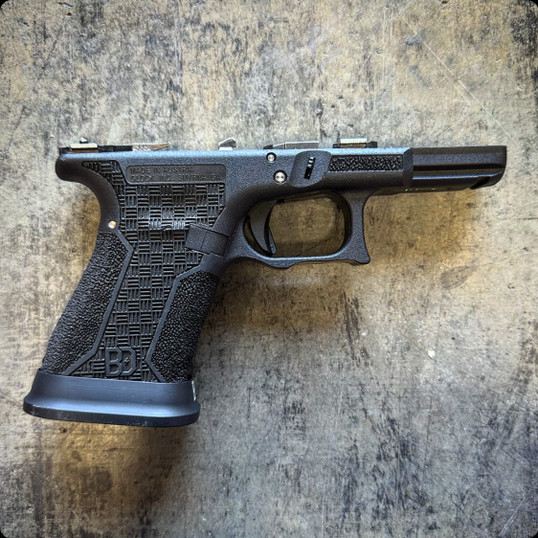 Custom Laser Stipple - Basket Pattern