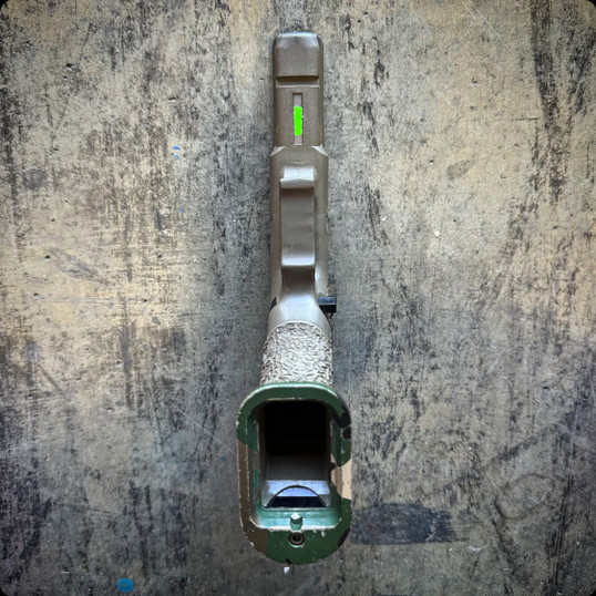 Custom Hand Stipple - Rice Pattern with Scallop