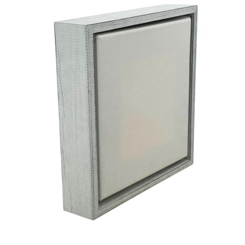 Weathered White Floater Frame For 1.5" Deep Canvas Weathered White Floater Frame For 1.5" Deep Canvas
