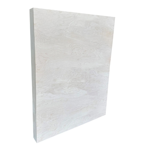 Extra-large 2" deep birch cradled panel offering a smooth, durable wood surface ideal for acrylic, oil, resin, and mixed-media artwork.