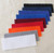 Assorted Marsidian cotton fabric swatch strips in rich colors, ideal for choosing textiles for crafts, upholstery, sewing, and canvas projects.