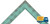 Turquoise Poplar Picture frame, great for 3/4" canvas-Sunbelt Manufacturing | Silk Screen Printing, Custom Canvas & Artist Supply