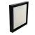 A sleek black floater frame designed for 3/4" deep canvas, offering a clean modern profile that enhances artwork with a subtle shadow-gap presentation.