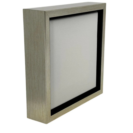 Metallic Silver Floater Frame For 1.5" Deep Art Canvas