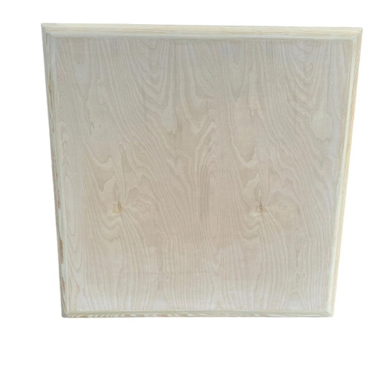 Premium rounded-reveal birch cradled panel with smooth wood surface, perfect for professional artists using acrylic, oil, or mixed media.