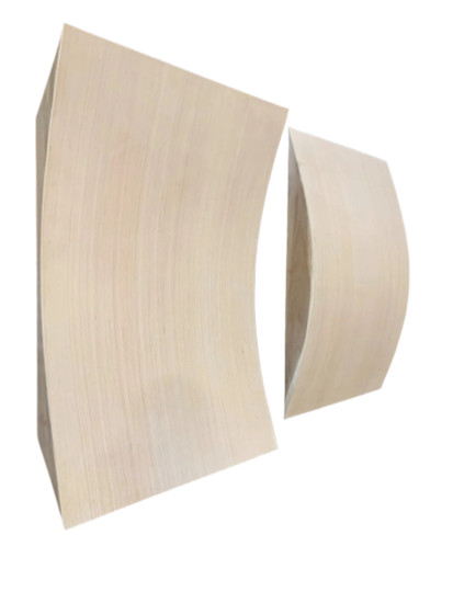 A beautifully handcrafted Curved Artist Cradled Panel made from premium birch wood, featuring a smooth, bow-shaped front surface ideal for modern, sculptural, and dimensional artwork.