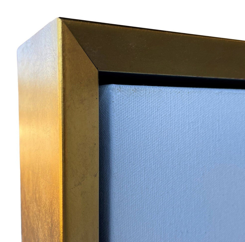Gold Leaf Floater Frame For 2" DEEP Canvas-Sunbelt Manufacturing | Silk Screen Printing, Custom Canvas & Artist Supply
