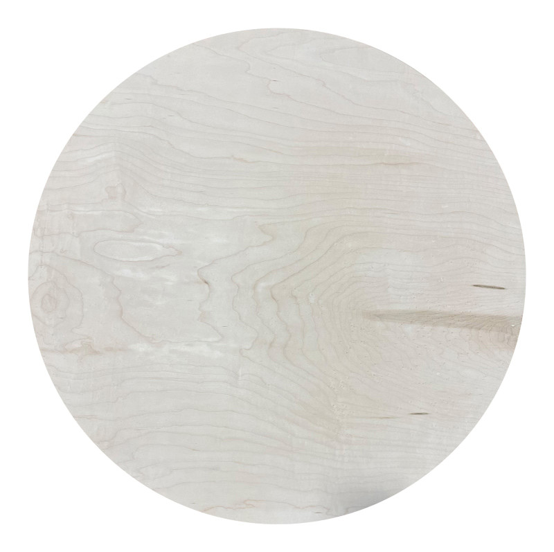 Round Birch Art Panel, Uncradled, (1/4" deep)-Sunbelt Manufacturing | Silk Screen Printing, Custom Canvas & Artist Supply