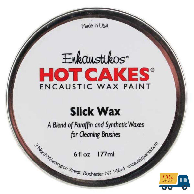 Enkaustikos Hot Cakes Slick Wax 6oz-Sunbelt Manufacturing | Silk Screen Printing, Custom Canvas & Artist Supply