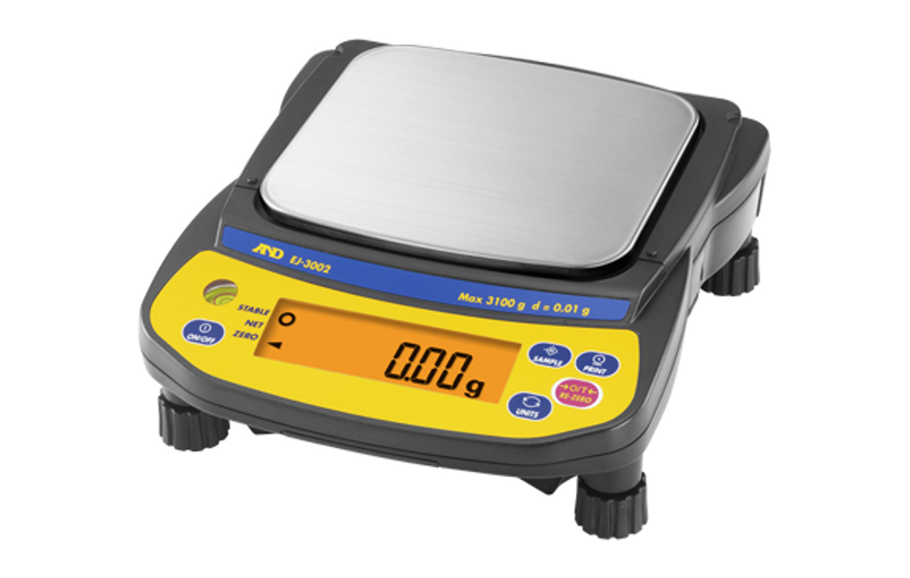 A&D Weighing Newton EJ-3000 Precision Portable Scale, 3100 g x 0.1 g - M2  Sci