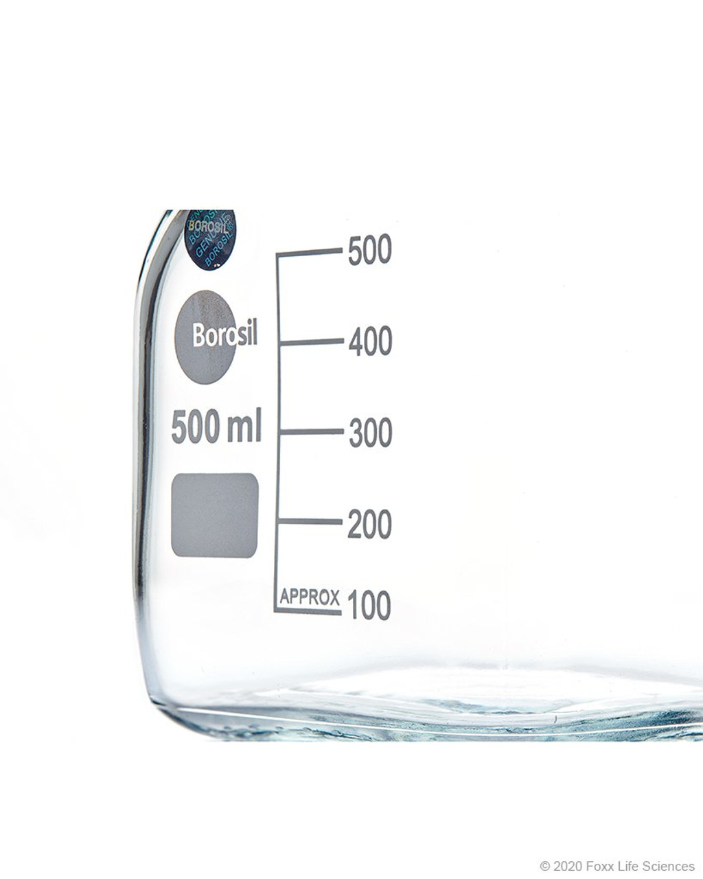 Borosil® Wide Mouth Glass Bottles - Square - 1L - CS/10 – Foxx Life Sciences