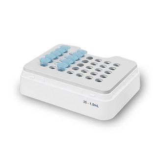 H5100-15 Benchmark Scientific  MultiTherm Touch Vortex Mixer Block, 35 x 1.5mL