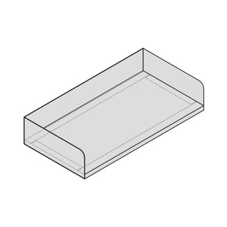 Stainless Steel Wraparound Shelf, 36" x 12" Stainless Steel Wraparound Shelf, 36" x 12"