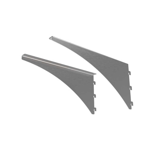 sb-18 stainless steel single slot shelving bracket