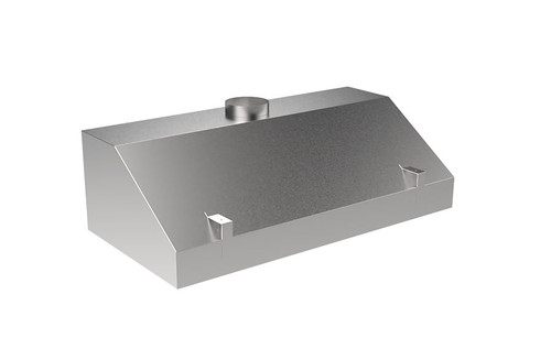 stainless steel wall mount lab canopy hood