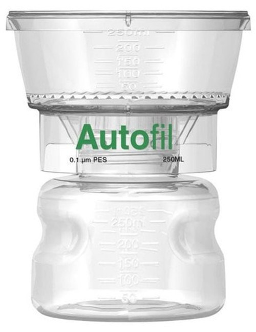 Autofil 250ml Bottle Top Filter 0.1 um PES Full Assembly