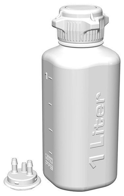 Foxx Life Sciences  1L PP HD Plastic Vacuum Bottle, 165-1102-OEM