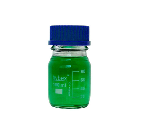 Benchmark Scientific Hybex Glass Media Storage Bottles, 100 ml