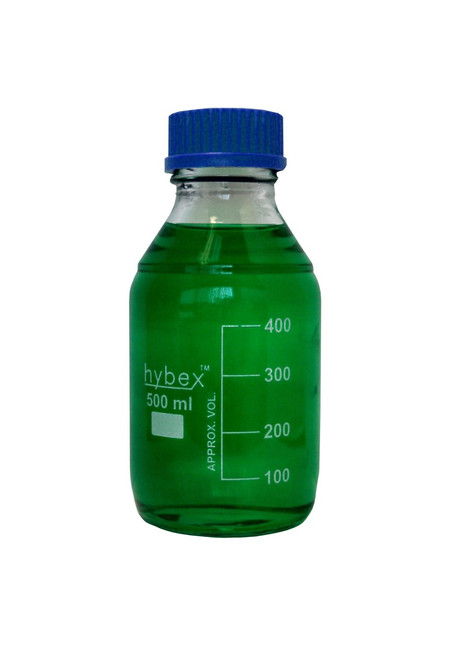 Benchmark Scientific Hybex ™ Glass Media Storage Bottles, 500 ml