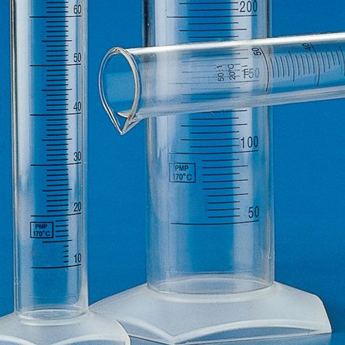 Globe Scientific Polymethylpentene printed graduated cylinder