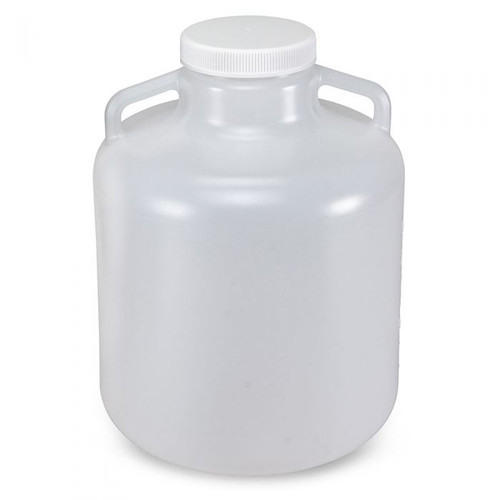 Globe Scientific Diamond RealSeal Wide Mouth LDPE Carboys, 10L