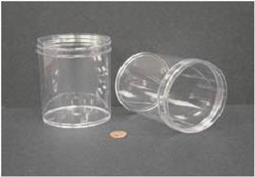 Globe Scientific Polystyrene Storage Jar, 480mL, 89mm Opening