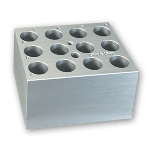 Benchmark Scientific BSW1516 Tube Block - 12 x 15mm or 16mm Tubes