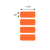 1.5 2.0 ml cryo tube labels in orange