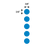 blue 3/8" cryogenic labels