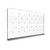 60 x 33 acrylic lab pegboard drying rack