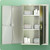 Double Door Cylinder Lock Cabinet - Small